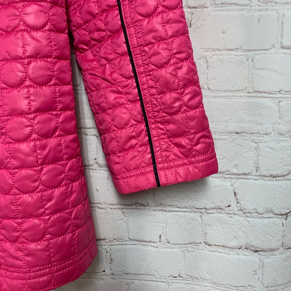 UBU Hot Pink Quilted Floral Jacket Size S 40” - Picture 8 of 10